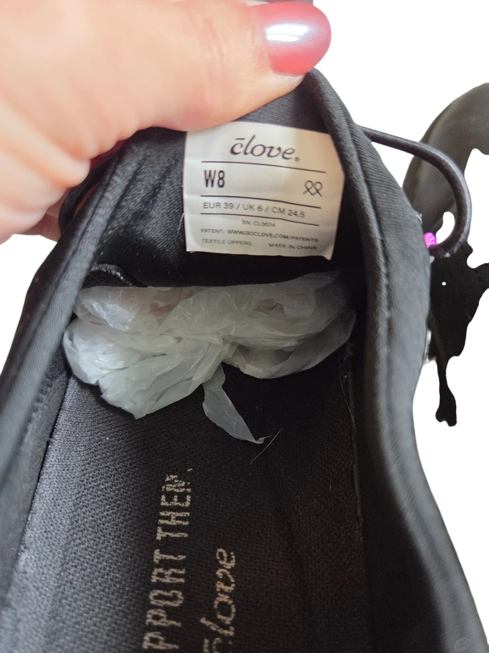 Clove Black Holographic Limited Edition Comfort Sneakers 8
